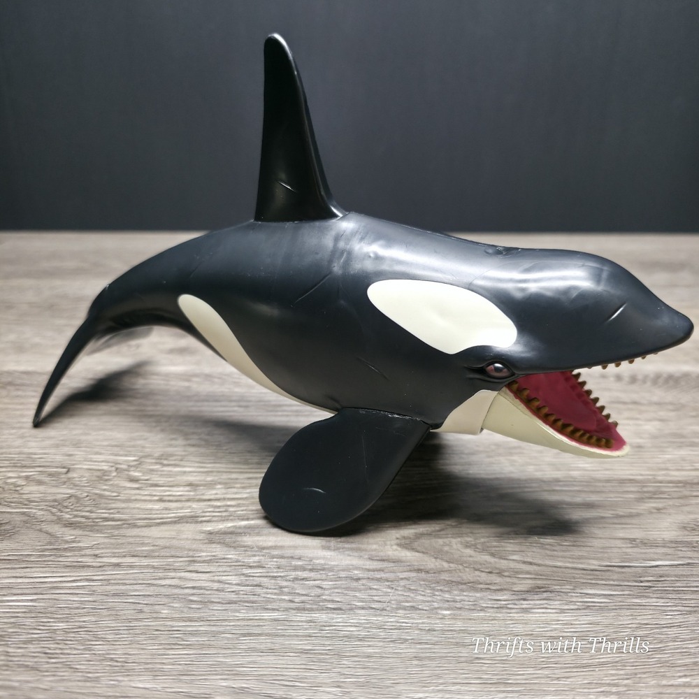Vintage Toys R' US - Chap Mei Killer Whale 11" - Orca With Chomping Mouth